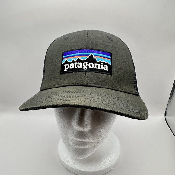 Patagonia Other - Patagonia Trucker Hat Dark Gray Mountain Mesh One Size Snapback